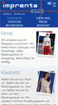 Mobile Screenshot of imprenta-berlin.de